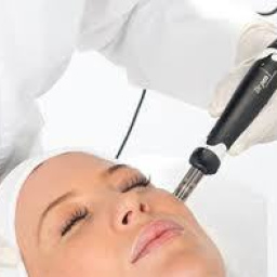 Skin peel, microneedling with LED mask